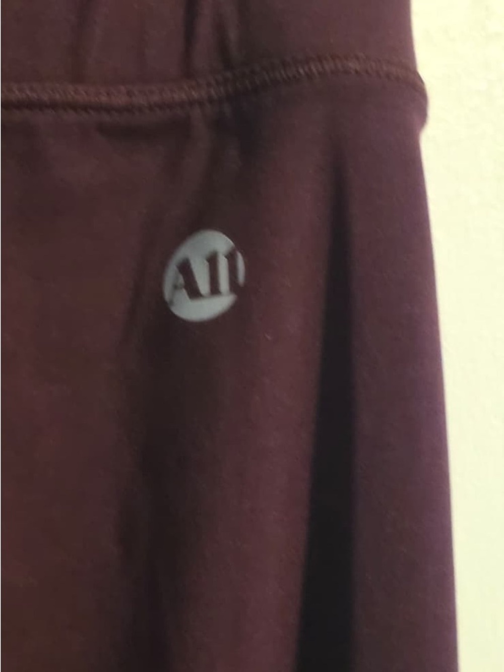 ALL ACCESS Burgundy High-Waist Leggings - Picture 12 of 16